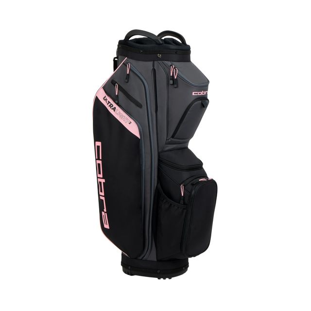 Cobra Ultralight 2 Cart Bag - Black/Rose Gold