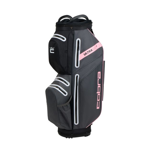 Cobra Ultradry 2 Cart Bag - Black/Rose Gold