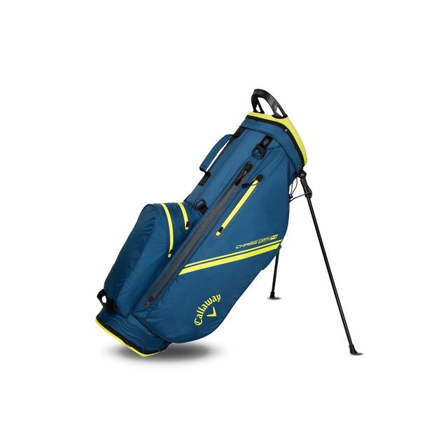 Callaway Chase Dry Standbag 2025 - Navy/Flo Yellow