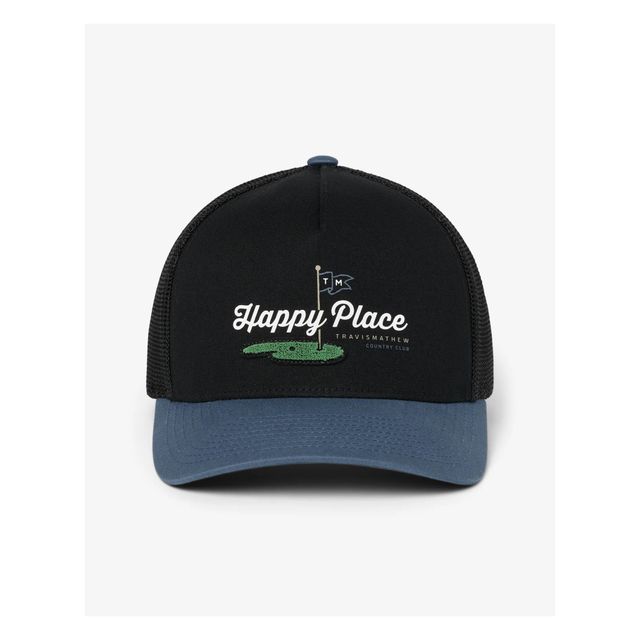 Travis Mathew Swing Season Snapback Hat - Black
