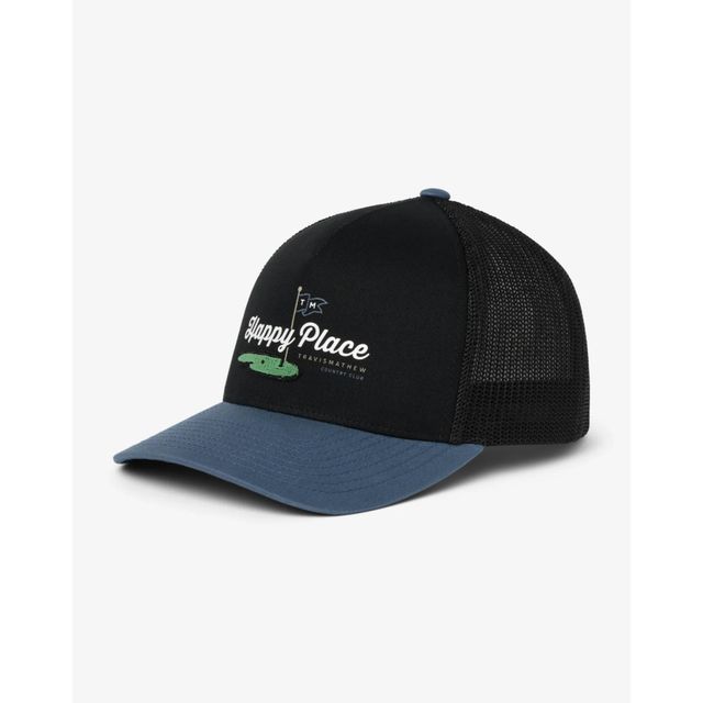 Travis Mathew Swing Season Snapback Hat - Black