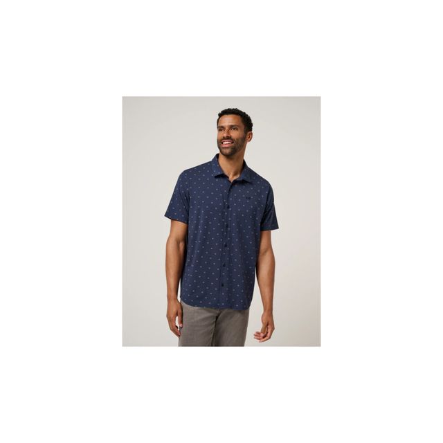 Travis Mathew Mens Comfortknit Geo - Total Eclipse