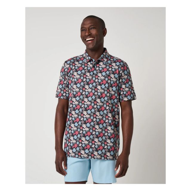 Travis Mathew Mens Fairway Fit Polo - Black
