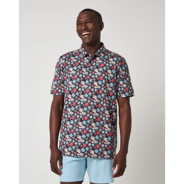 Travis Mathew Mens Fairway Fit Polo - Black