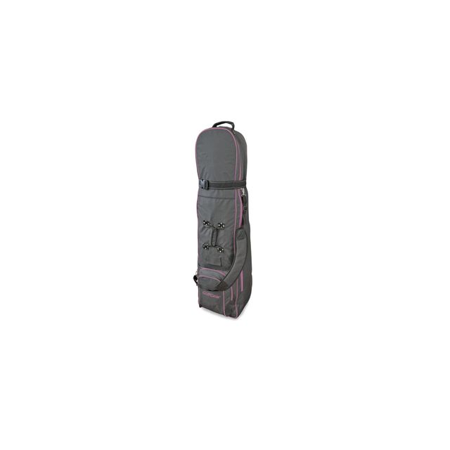 Golfgear Travelcover with Wheels - Grey/Pink