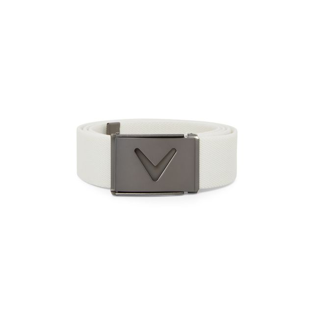 Callaway Mens V-Logo Belt - Bright White