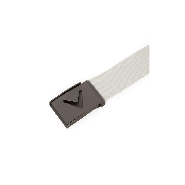 Callaway Mens V-Logo Belt - Bright White