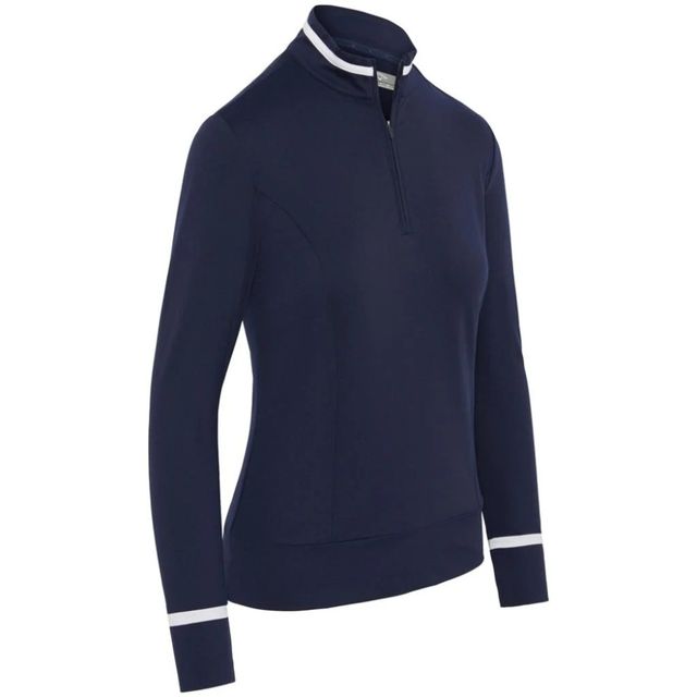 Callaway Womens Thermal LS Colourblock Pullover - Peacoat