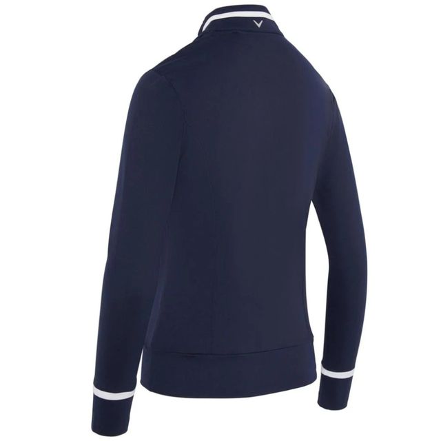 Callaway Womens Thermal LS Colourblock Pullover - Peacoat