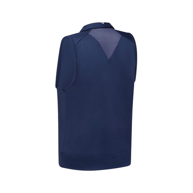Callaway Womens Waist Length Mesh Detail SL Polo - Peacoat