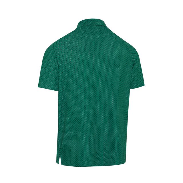 Callaway Mens TM Chev Printed Polo Shirt - Galapagos Green