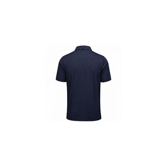 Callaway Mens TM Chev Printed Polo Shirt - Peacoat