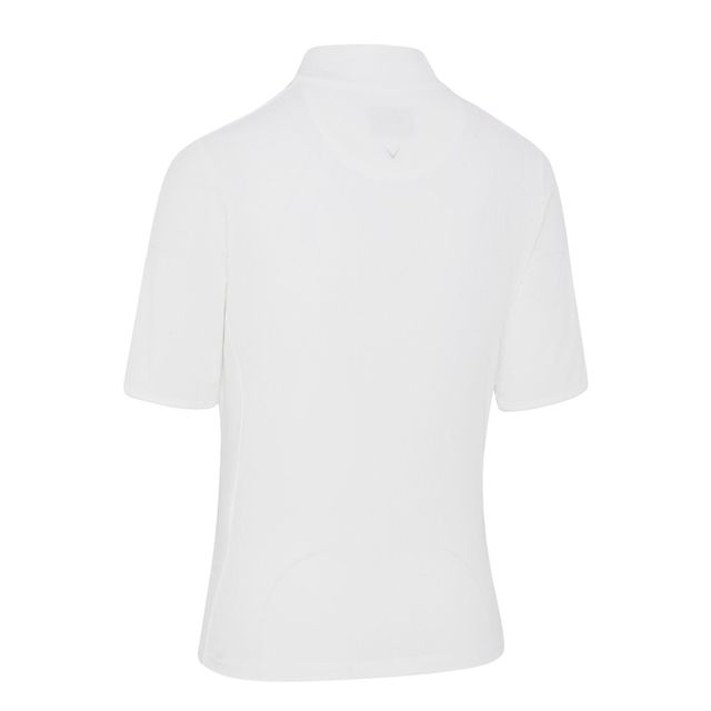 Callaway Womens Rib Play Polo - Brilliant White
