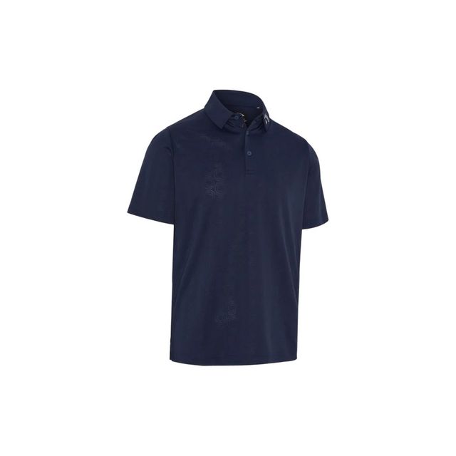 Callaway Odyssey Ventilated Jacquard Polo Shirt - Peacoat