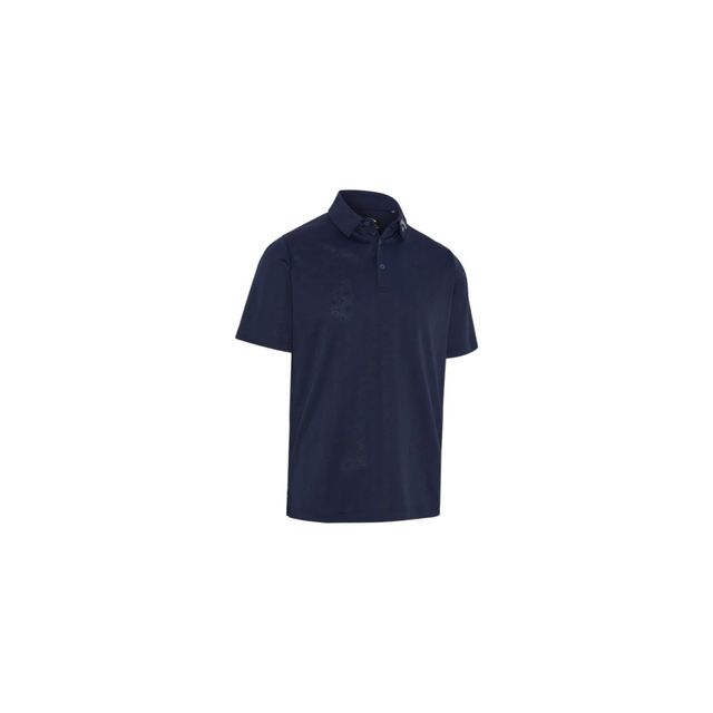 Callaway Odyssey Ventilated Jacquard Polo Shirt - Peacoat