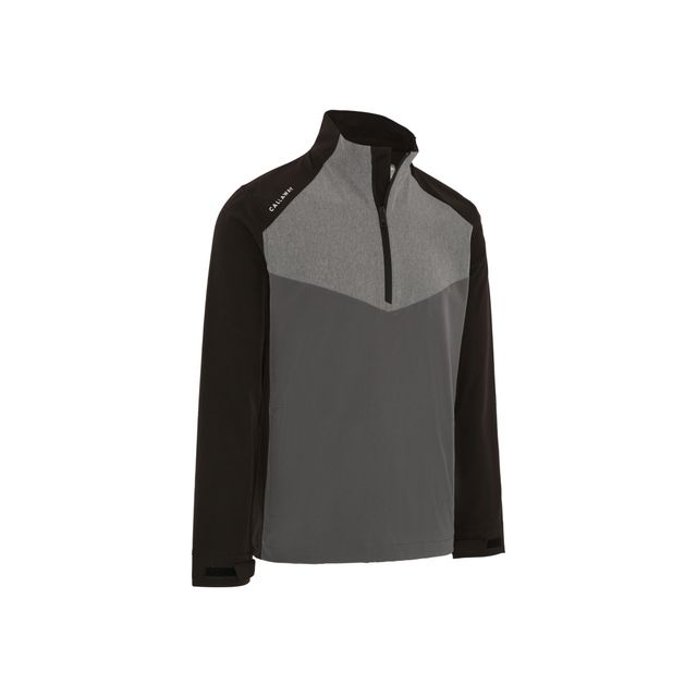 Callaway Mens 1/2-Zip Wind Jacket - Caviar
