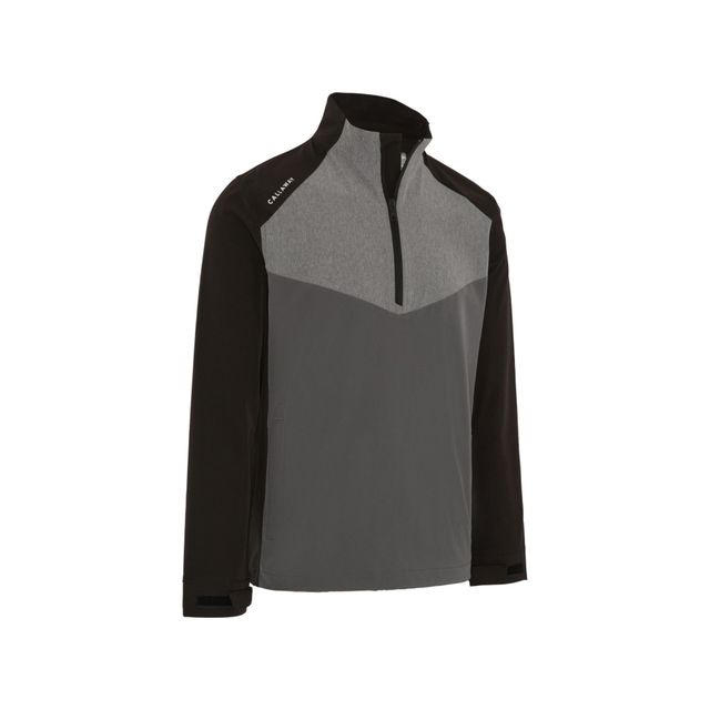 Callaway Mens 1/2-Zip Wind Jacket - Caviar