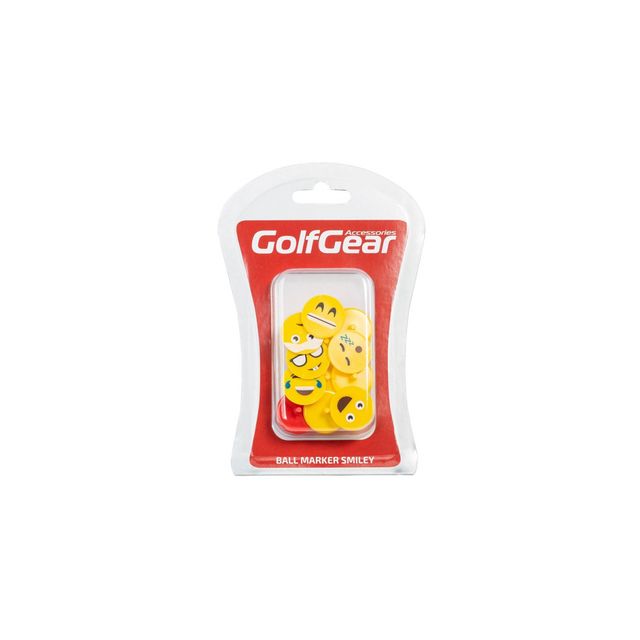 Smiley Ballmarker 12-pack
