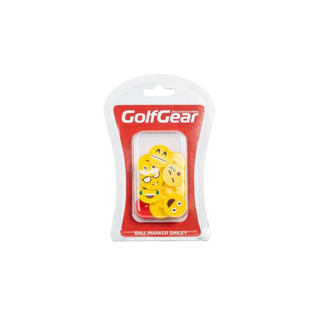 Smiley Ballmarker 12-pack