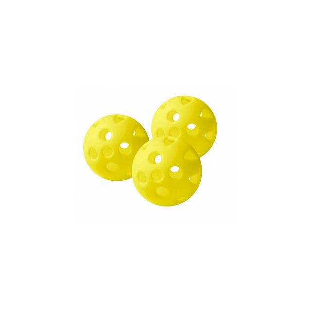 Golfgear Practice ball airflow Yellow 6-pack