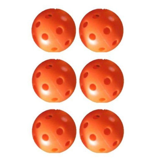 Golfgear Practice ball airflow Orange 6-pack