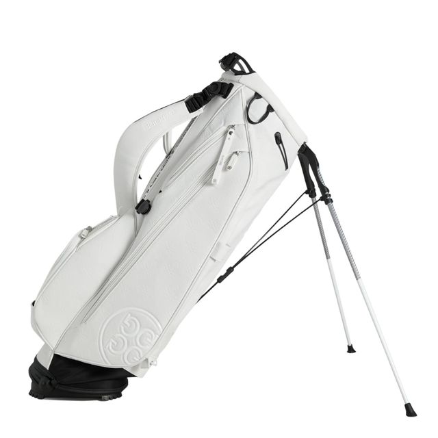 G/Fore Daytona Embossed Skull & Tees Standbag - Snow