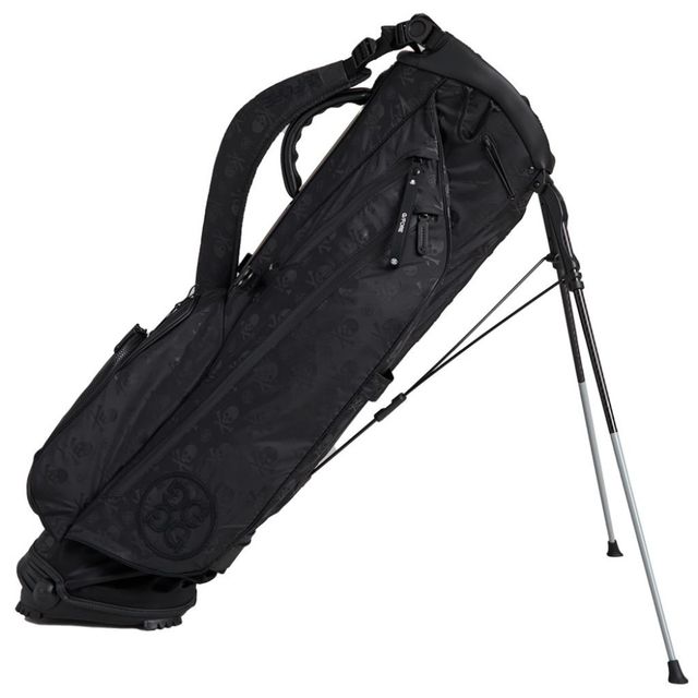 G/Fore Cordura Ripstop Printed Skull & Tees Standbag - Onyx