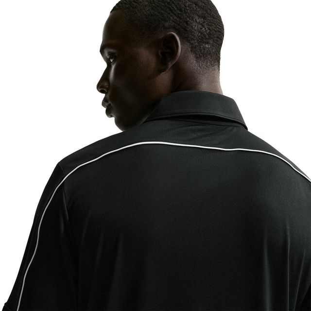 Nike Mens Par 5 Solid Polo Shirt - Black