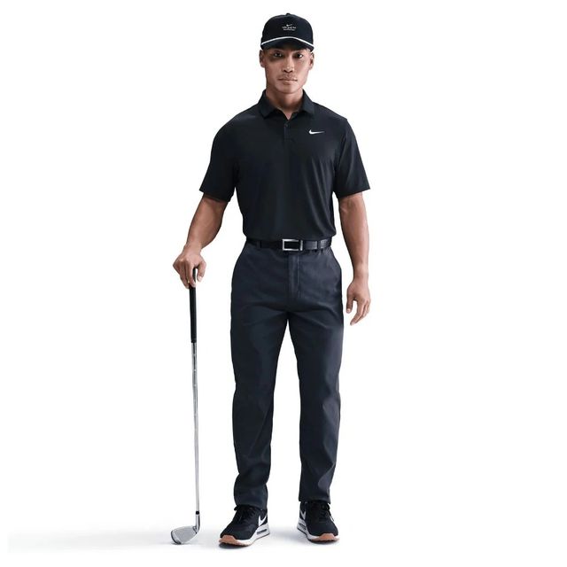 Nike Mens Dri-Fit Velocity Solid Polo Shirt - Black