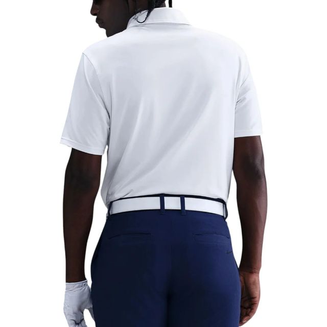 Nike Mens Dri-Fit Velocity Solid Polo Shirt - White