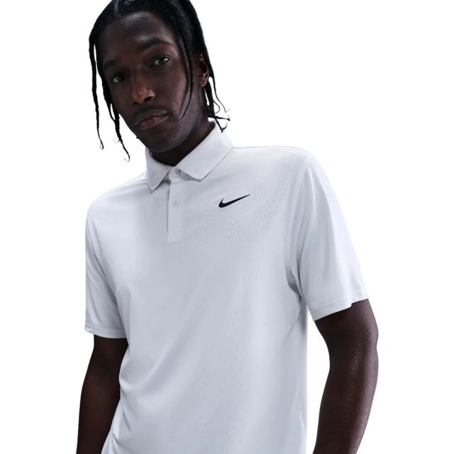 Nike Mens Dri-Fit Velocity Solid Polo Shirt - White