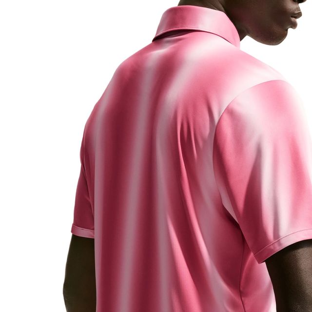 Nike Mens Dri-Fit Par 5 Ombre Polo Shirt - Pearl Pink