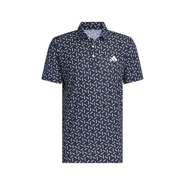 Adidas Mens Ultimate365 Mesh Print Shirt - Navy