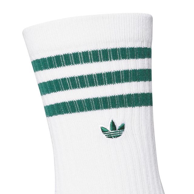 Adidas Originals Crew Socks - White/Green