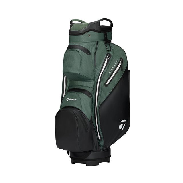 Taylormade Storm Dry Cartbag 2026 - Black/Dark Sage