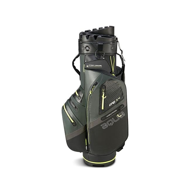 Big Max Aqua Silencio 4 Cartbag - Forrest Green/Lime