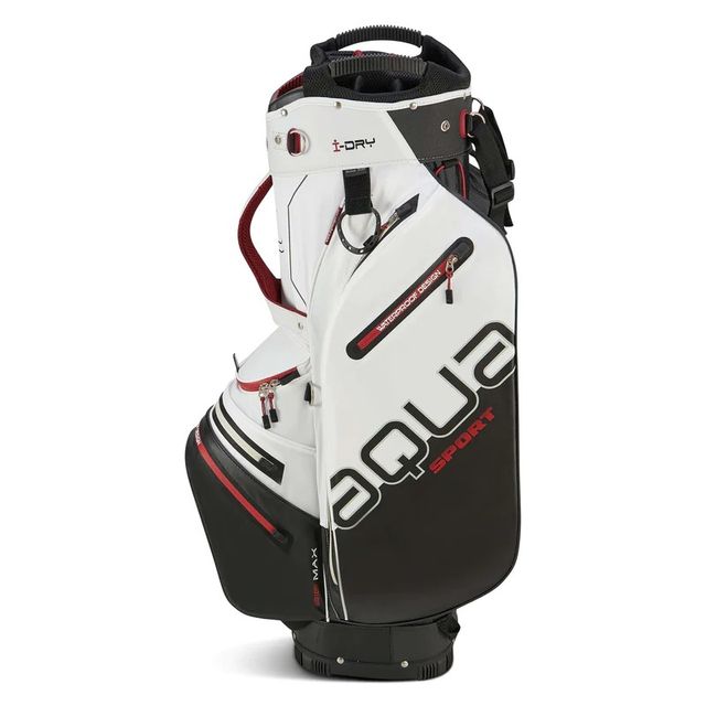 Big Max Aqua Sport 4 Cartbag - Off White/Black/Merlot