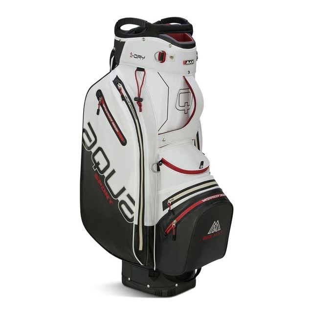 Big Max Aqua Sport 4 Cartbag - Off White/Black/Merlot