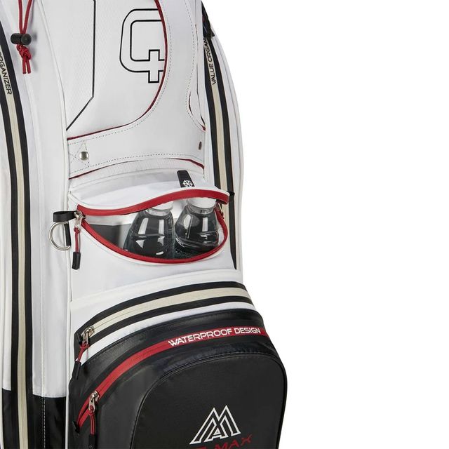 Big Max Aqua Sport 4 Cartbag - Off White/Black/Merlot