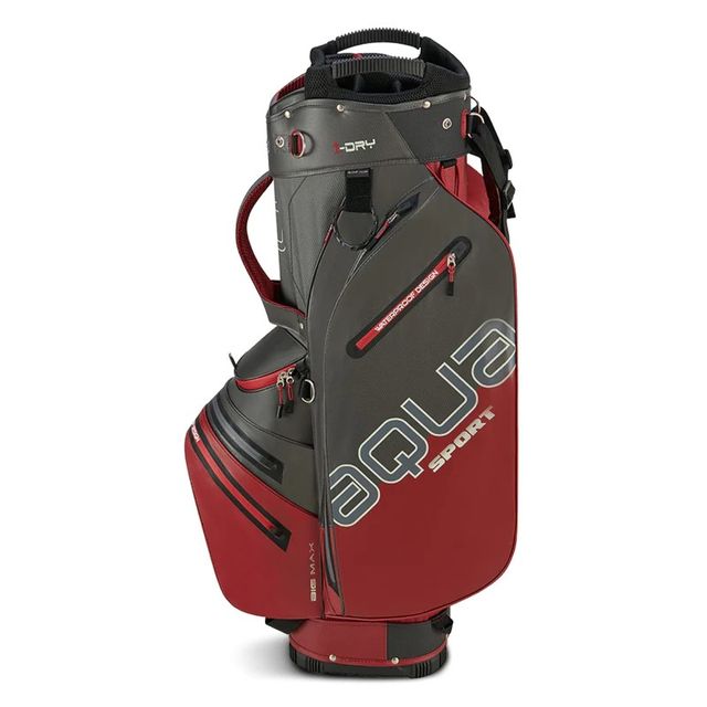 Big Max Aqua Sport 4 Cartbag - Charcoal / Merlot