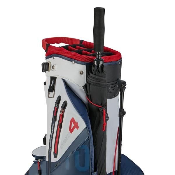 Big Max Aqua Hybrid 4 Standbag - Navy/Red