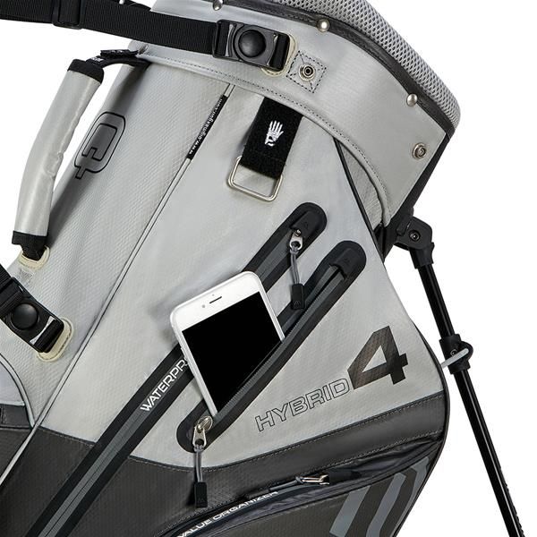 Big Max Aqua Hybrid 4 Standbag - Grey/Silver