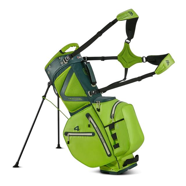 Big Max Aqua Hybrid 4 Standbag - Forrest Green/Lime
