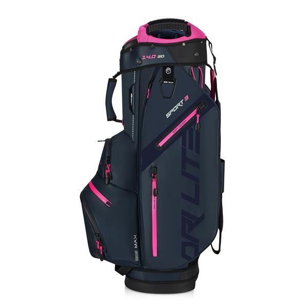 Big Max Dri Lite Sport 3 Cartbag - Steel blue/Fuchsia