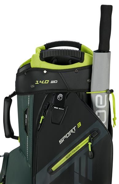 Big Max Dri Lite Sport 3 Cartbag - Forest Green/Black/Lime