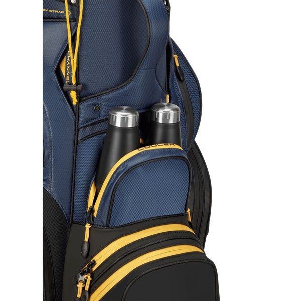 Big Max Dri Lite Silencio 3 Cartbag - Navy/Corn