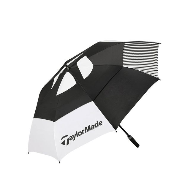 Taylormade Tour Double Canopy Umbrella 64"" - Black/White