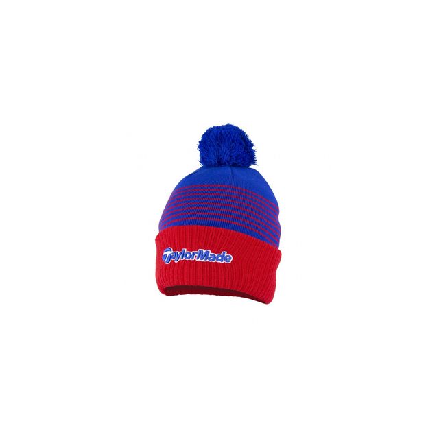 Taylormade Bobble Beanie - Red/Royal