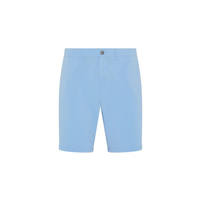Original Penguin Mens FF 9" Seersucker Shorts - Baby Blue Jay