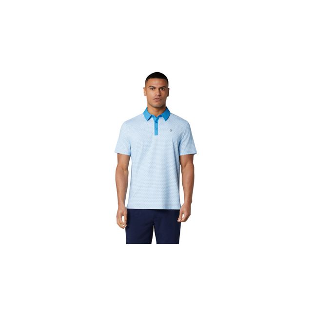 Original Penguin Mens Pete´s Tee Time Polo Shirt -  Malibu Blue